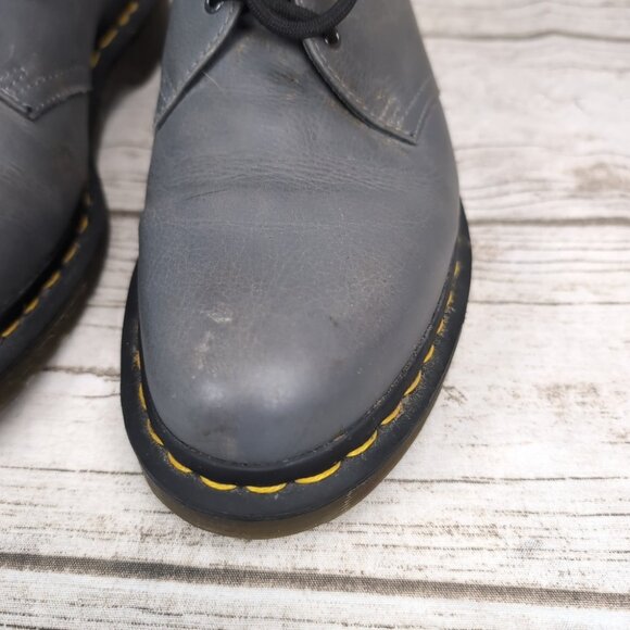 Dr Martens Light Grey Oxford Lace Up Shoes Men Size 9 Women Size 10 main image 9